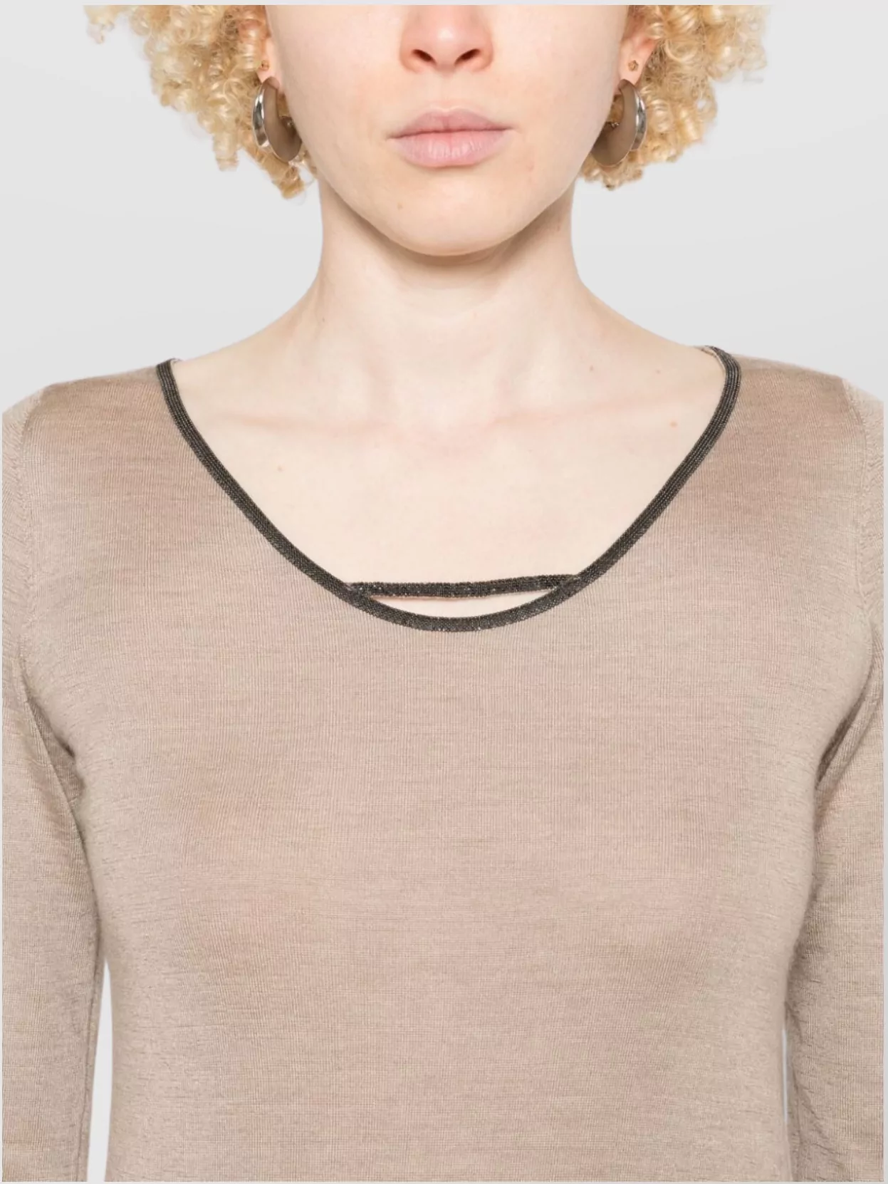 Brunello Cucinelli Lightweight Knit Crewneck Sweater