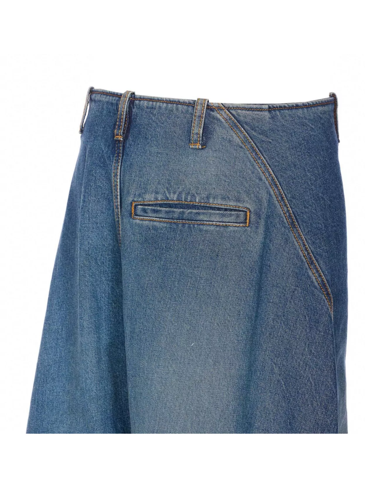 Alaïa Wide-Leg Balloon Fit Trousers Back Pockets