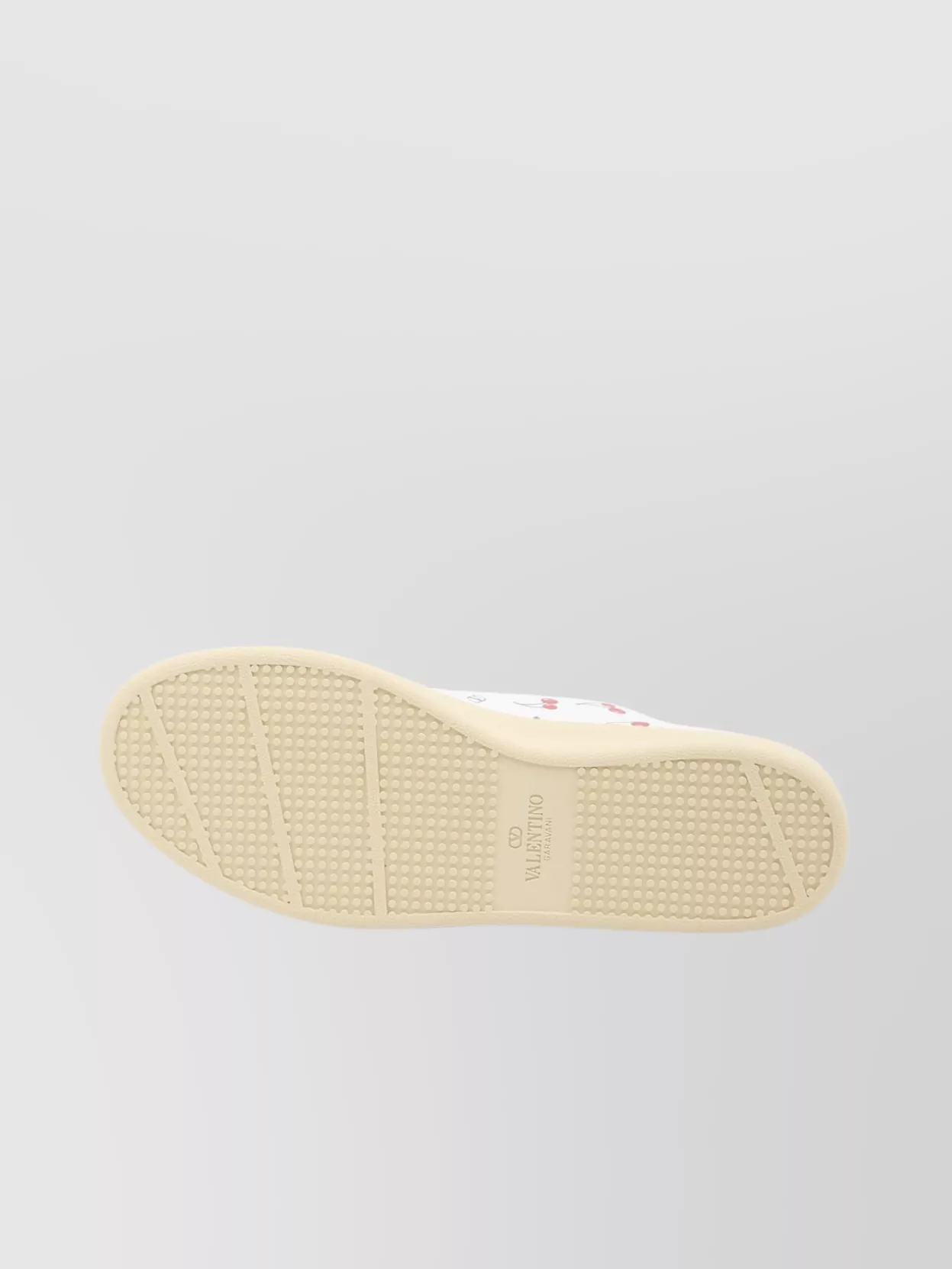 Valentino Garavani Royco Cherryfic Calfskin Rubber Sole Sneakers