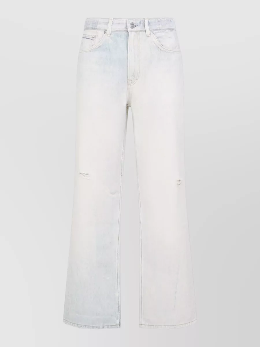 Our Legacy cotton high-rise wide-leg jeans