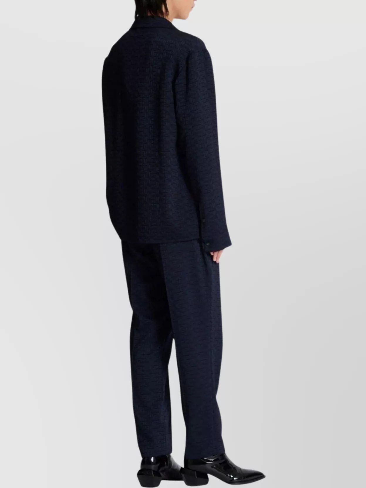 Balmain Labyrinth Jacquard Pyjama Shirt