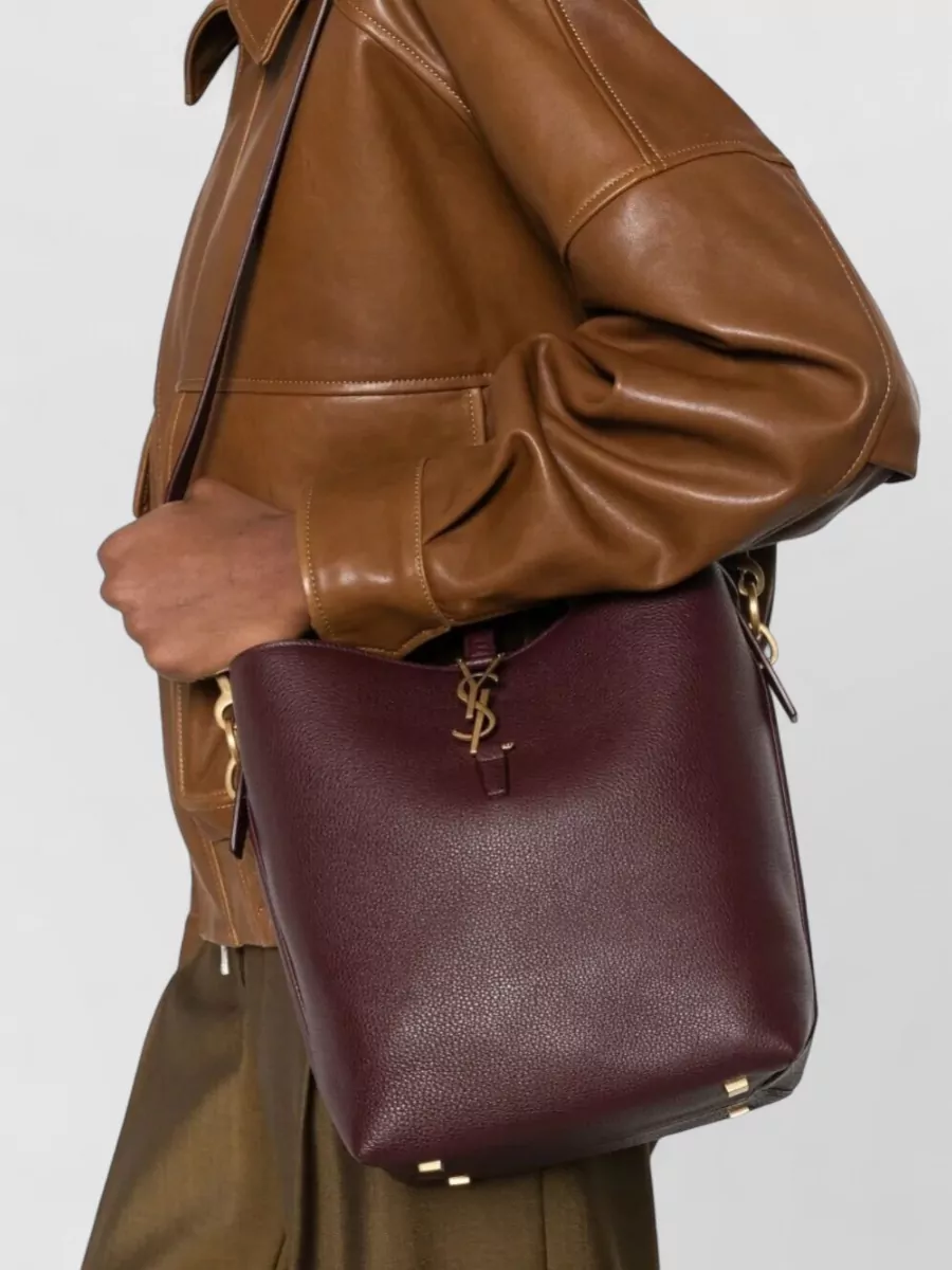 Saint Laurent Le 37 Supple Leather Tote Bag Shoulder