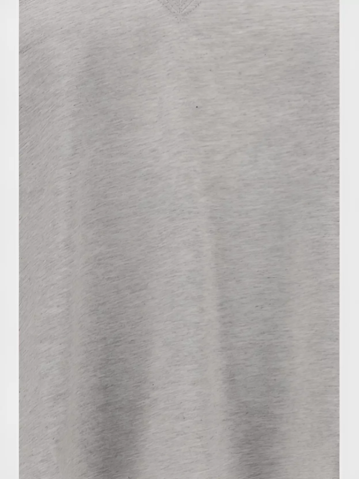 LOULOU STUDIO V-NECK COTTON T-SHIRT ASYMMETRICAL HEMLINE 