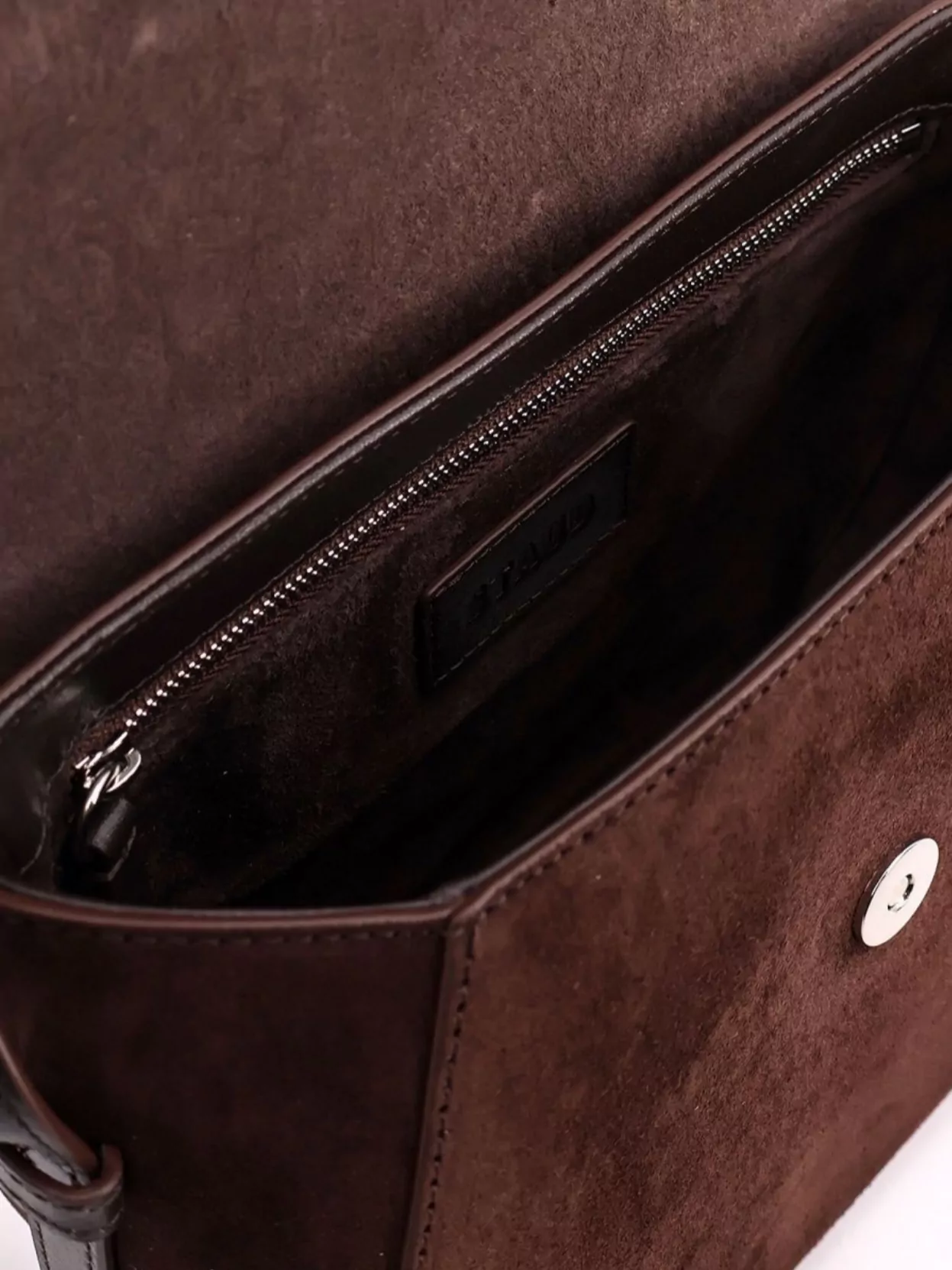 Staud Suede Crossbody Bag Adjustable Strap