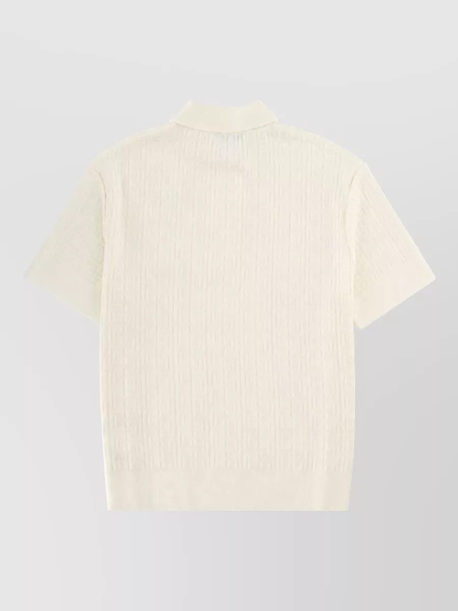 Balmain Merino Wool Polo Shirt