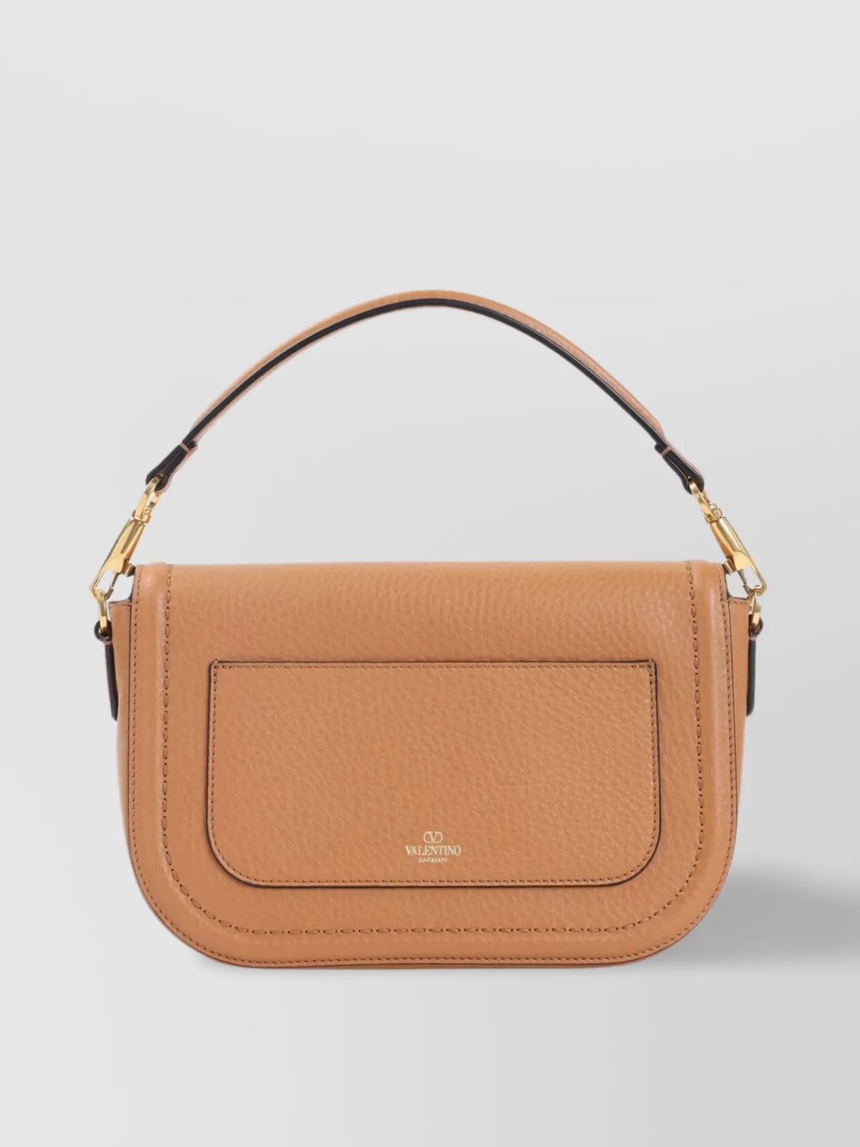 Valentino Garavani Alltime Leather Shoulder Bag