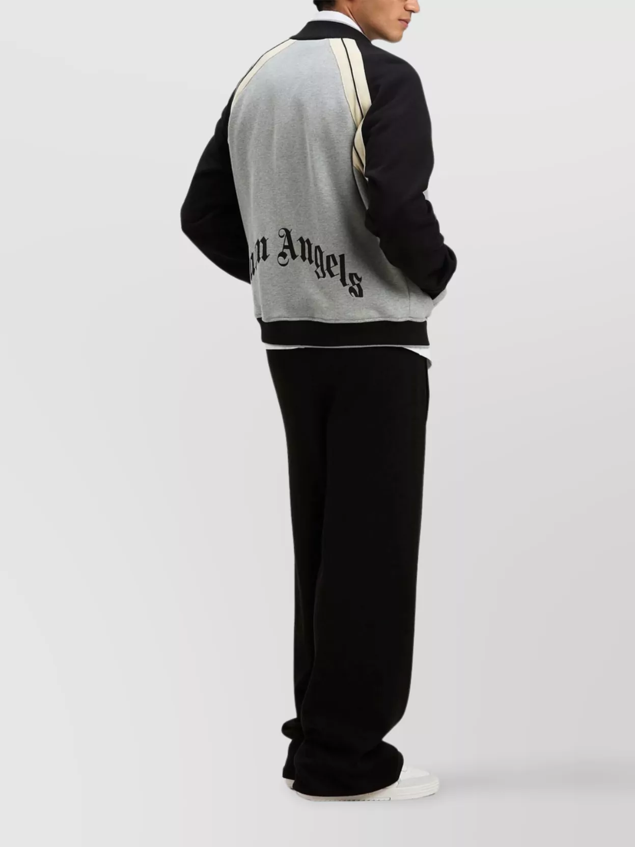 Palm Angels Cotton Varsity Jacket Logo Print