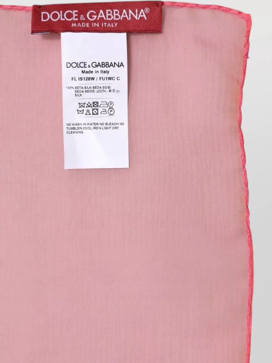 Dolce&Gabbana Silk Rectangle Scarf