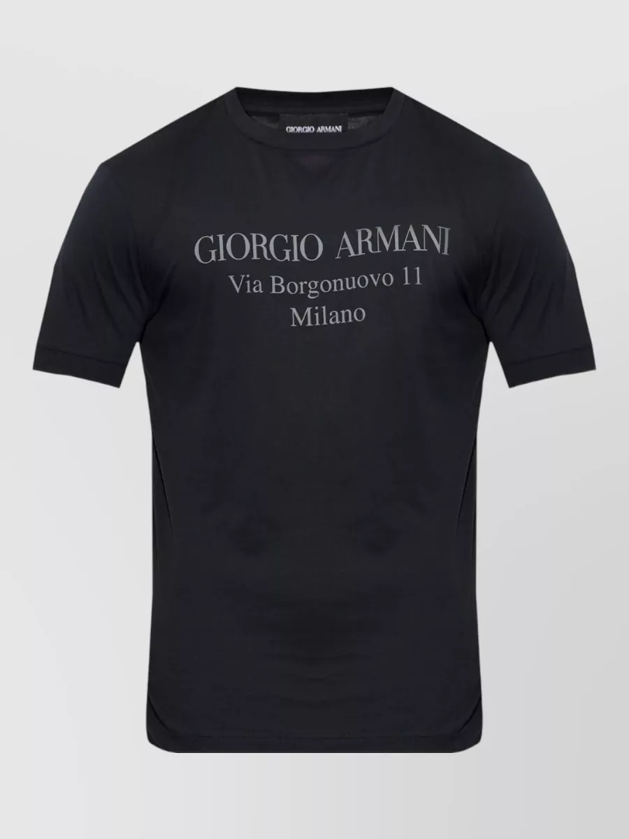 Giorgio Armani logo cotton t-shirt