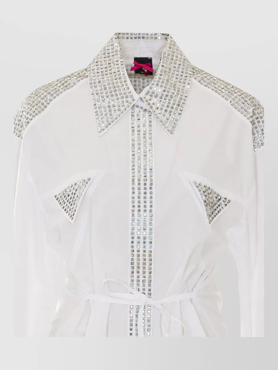 Pinko Cotton Lyocell Shirt