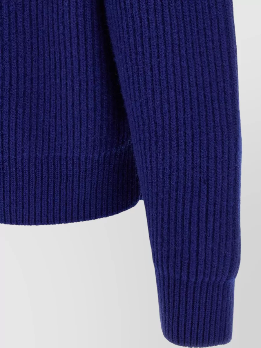 Jil Sander Ribbed Wool Crew Neck Jumper