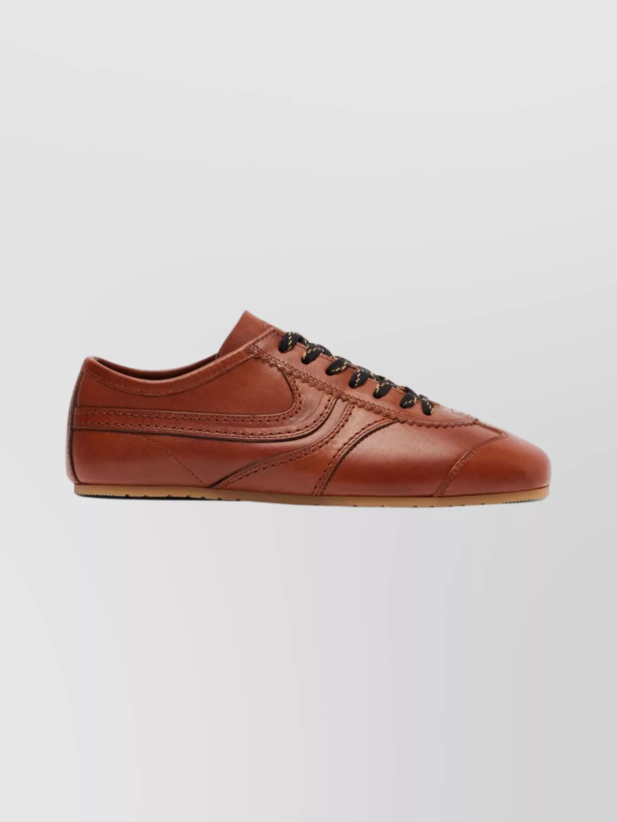 Dries Van Noten Casual Leather Sneakers Rubber Sole