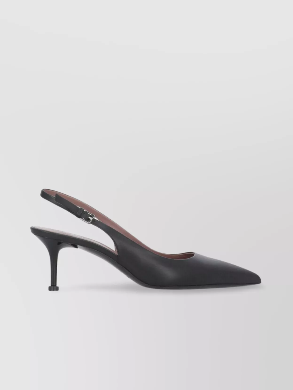 Premiata Leather And Fabric Kitten Heel Pumps