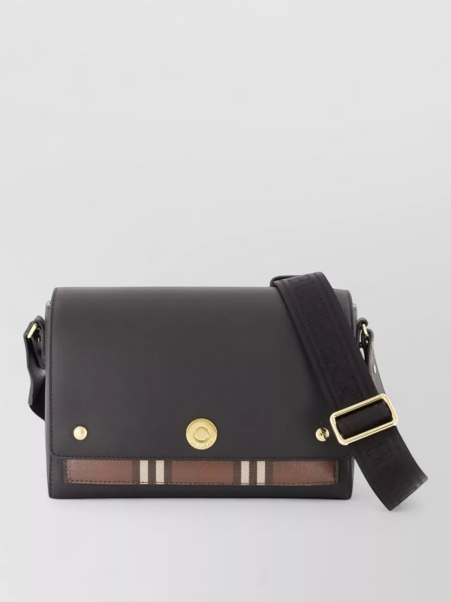 Burberry note bag medium leather shoulder bag