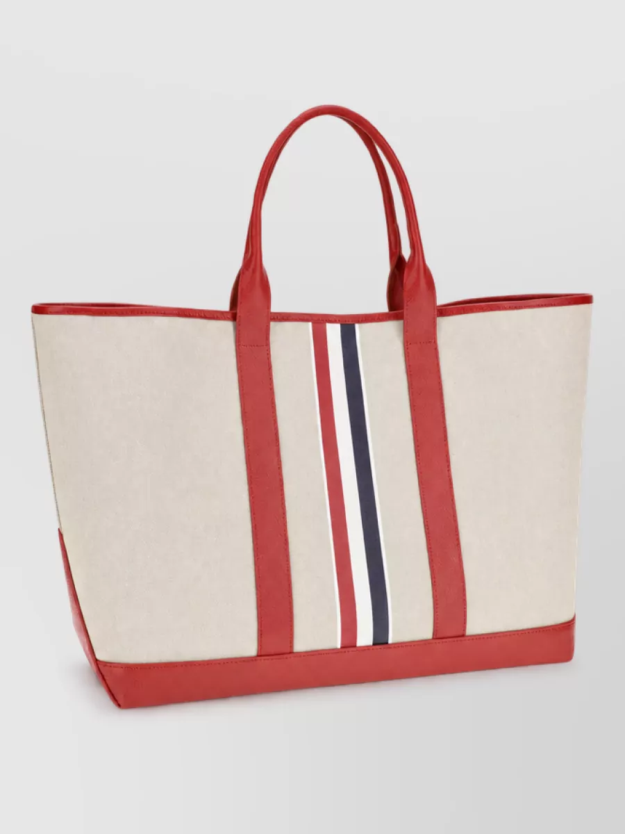 Thom Browne Canvas Tote Bag