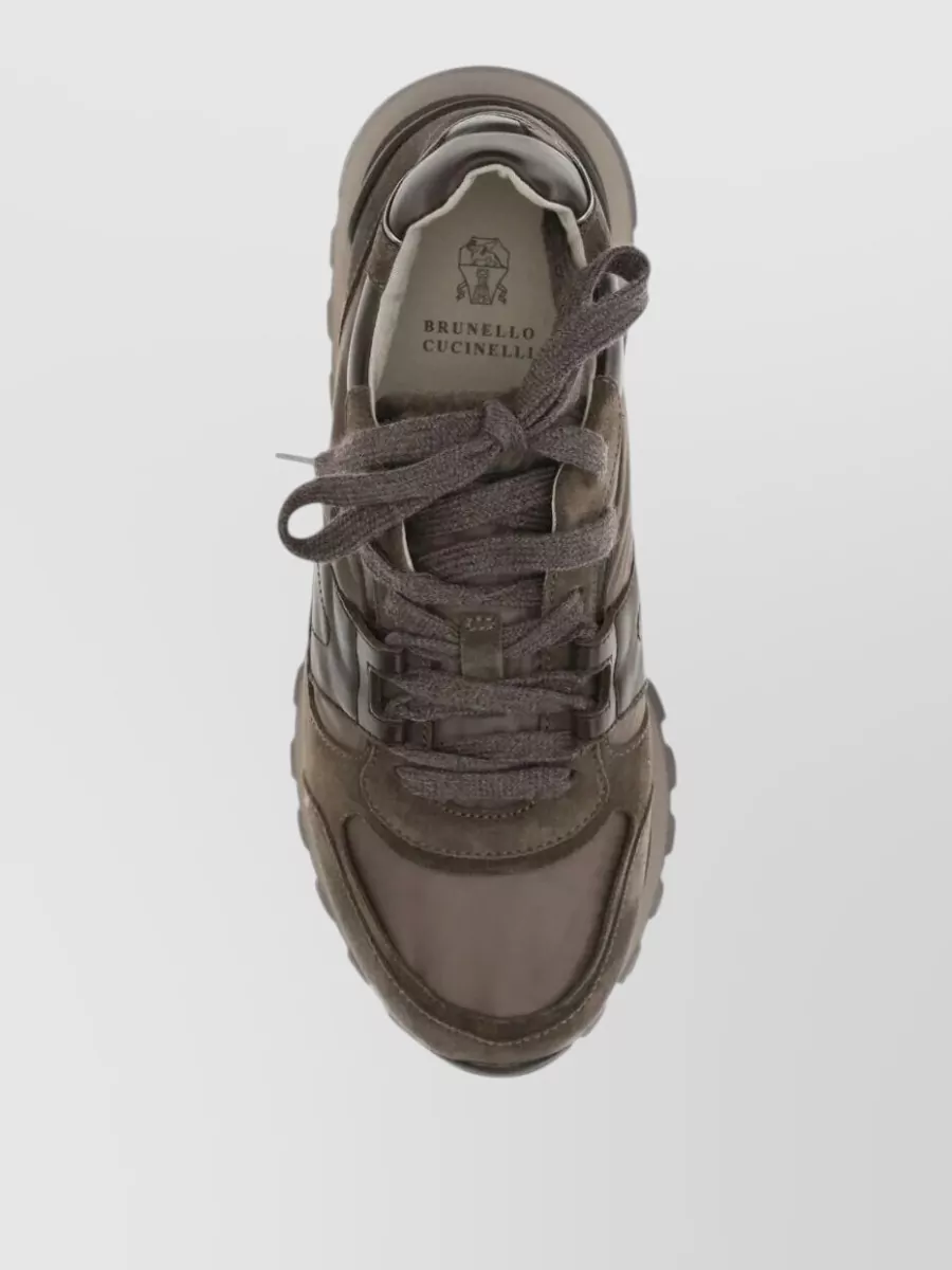 Brunello Cucinelli Leather Low-Top Sneakers