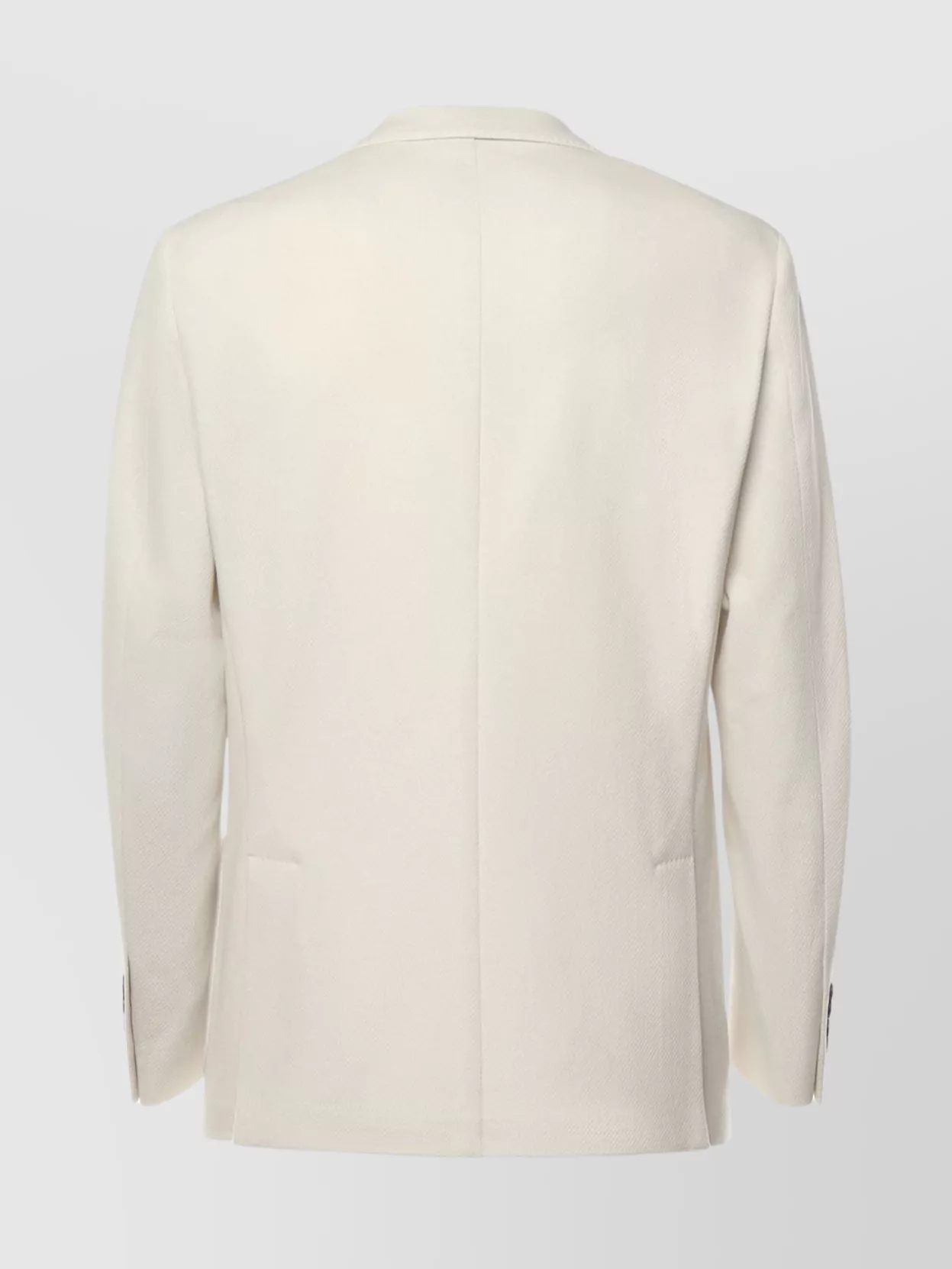 ELEVENTY SAND SINGLE-BREASTED NOTCH LAPEL JACKET WITH POCKETS