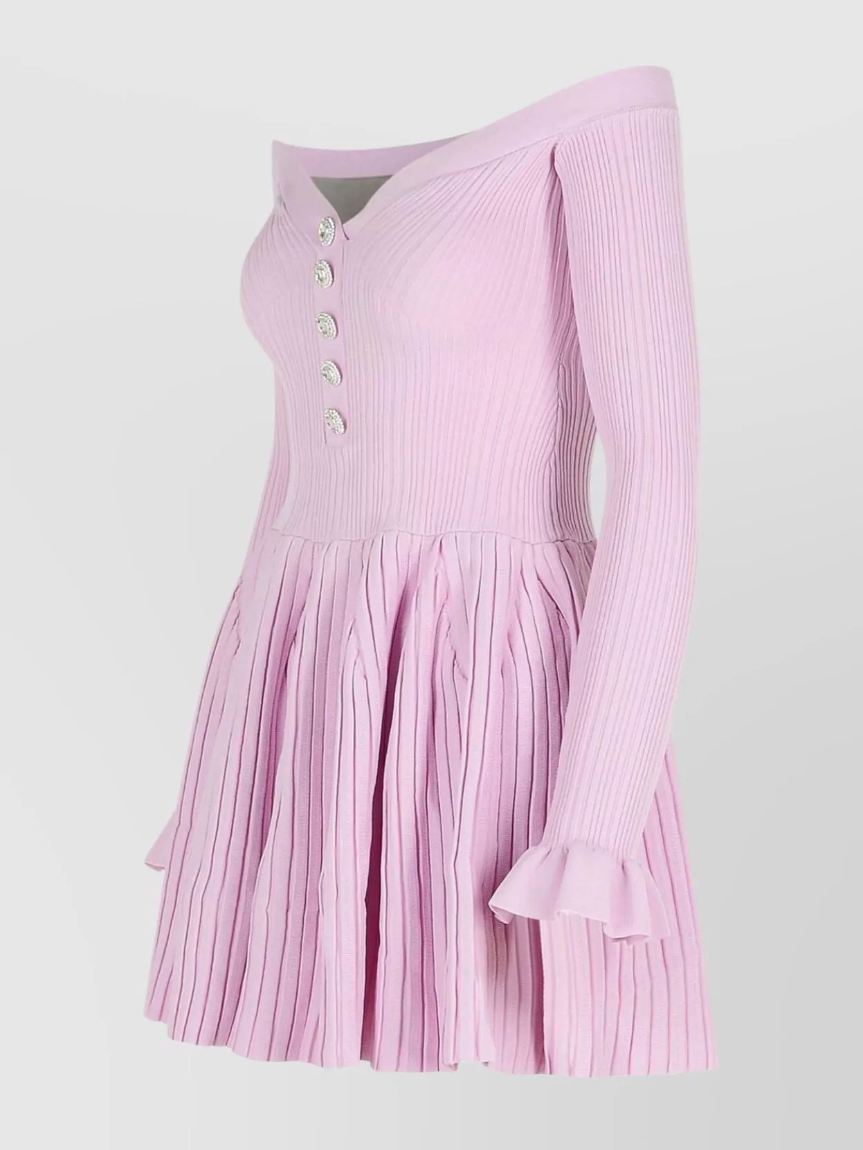 Self-portrait Self Portrait Lilac Viscose Blend Dress In Pink