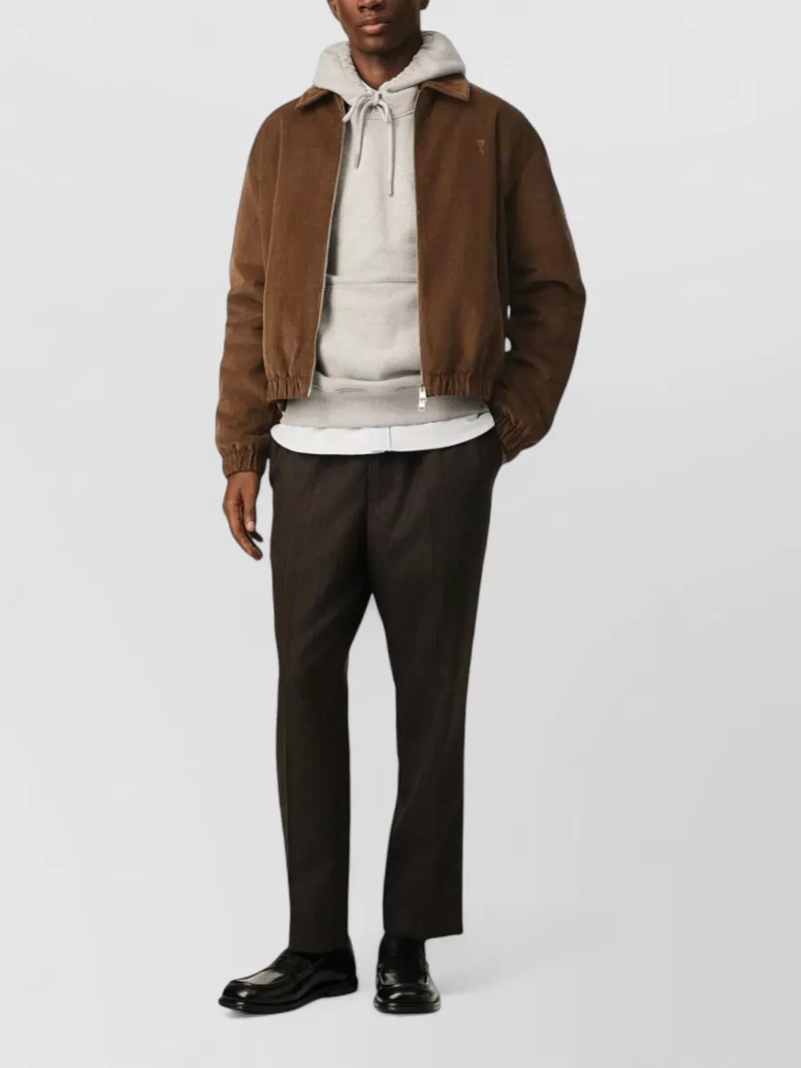 Ami Paris Cotton Bomber Jacket