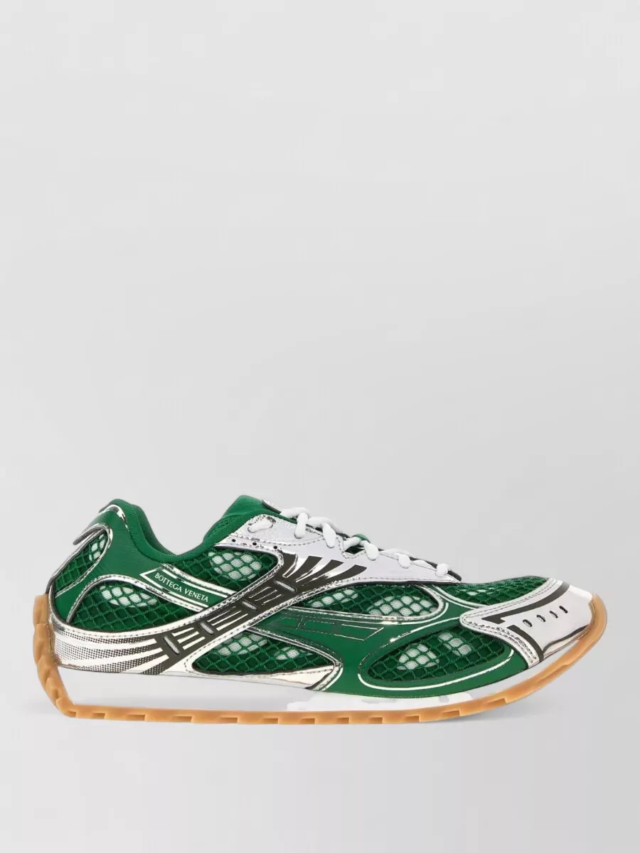 Bottega Veneta Leather Orbit Low-Top Sneakers