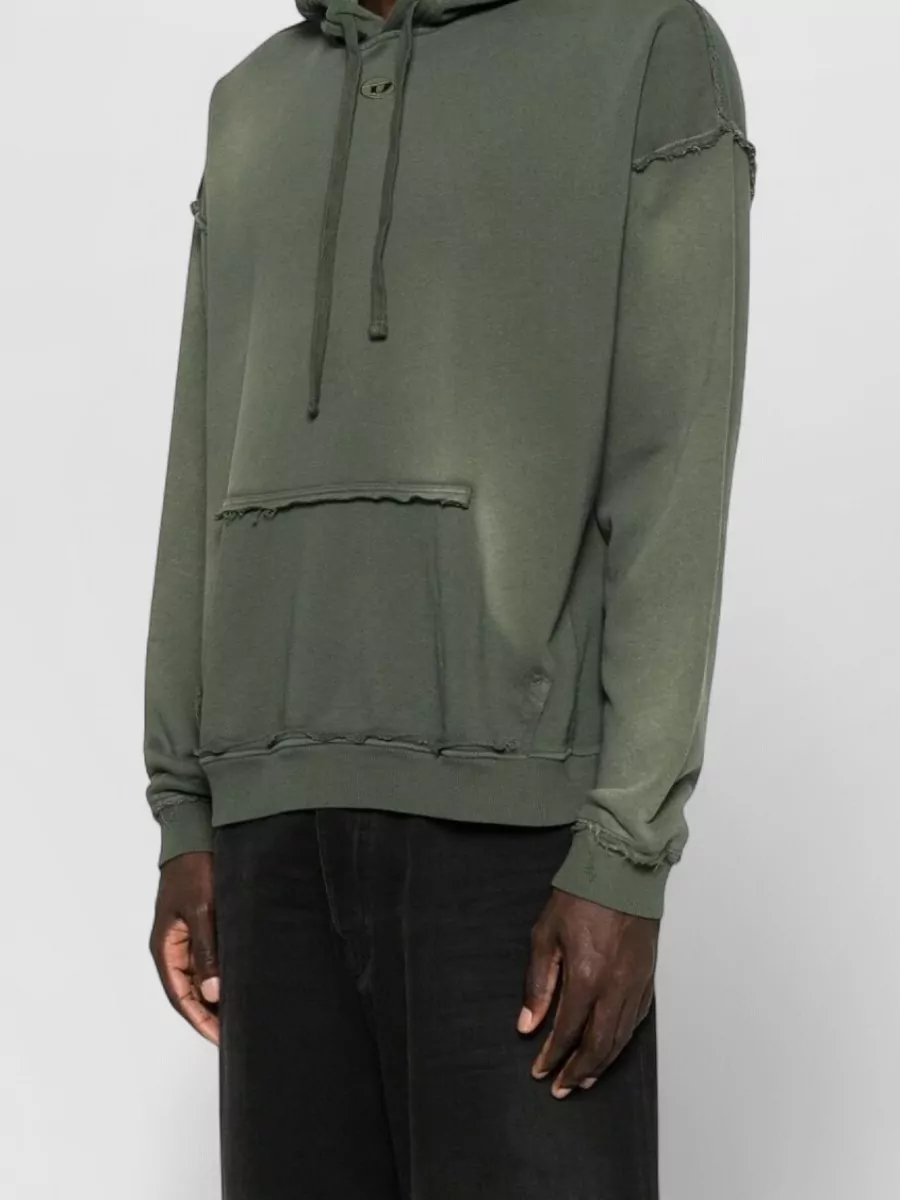 Diesel Cotton Hooded Loose-Fit Sweatshirt