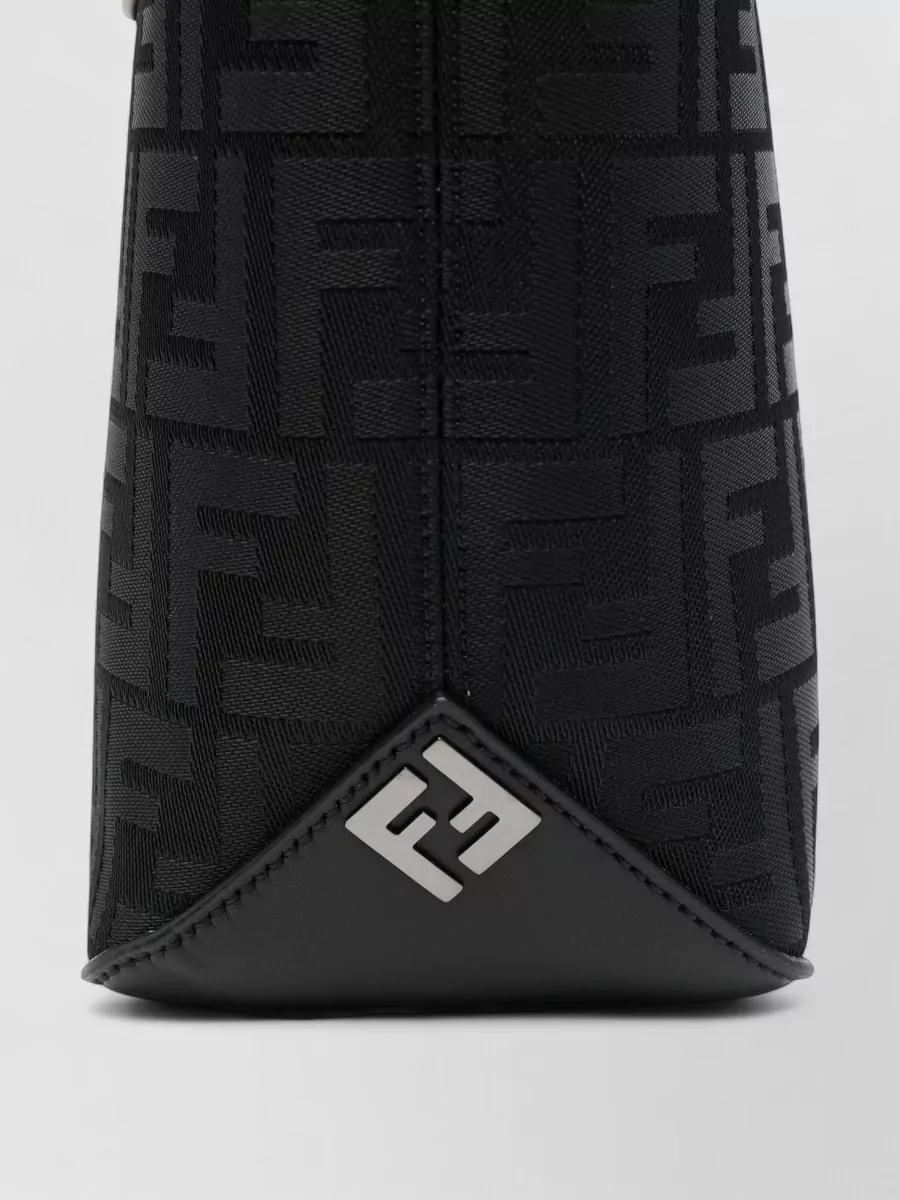 Fendi Shopping Tote Nylon Ff Grace Top Handles