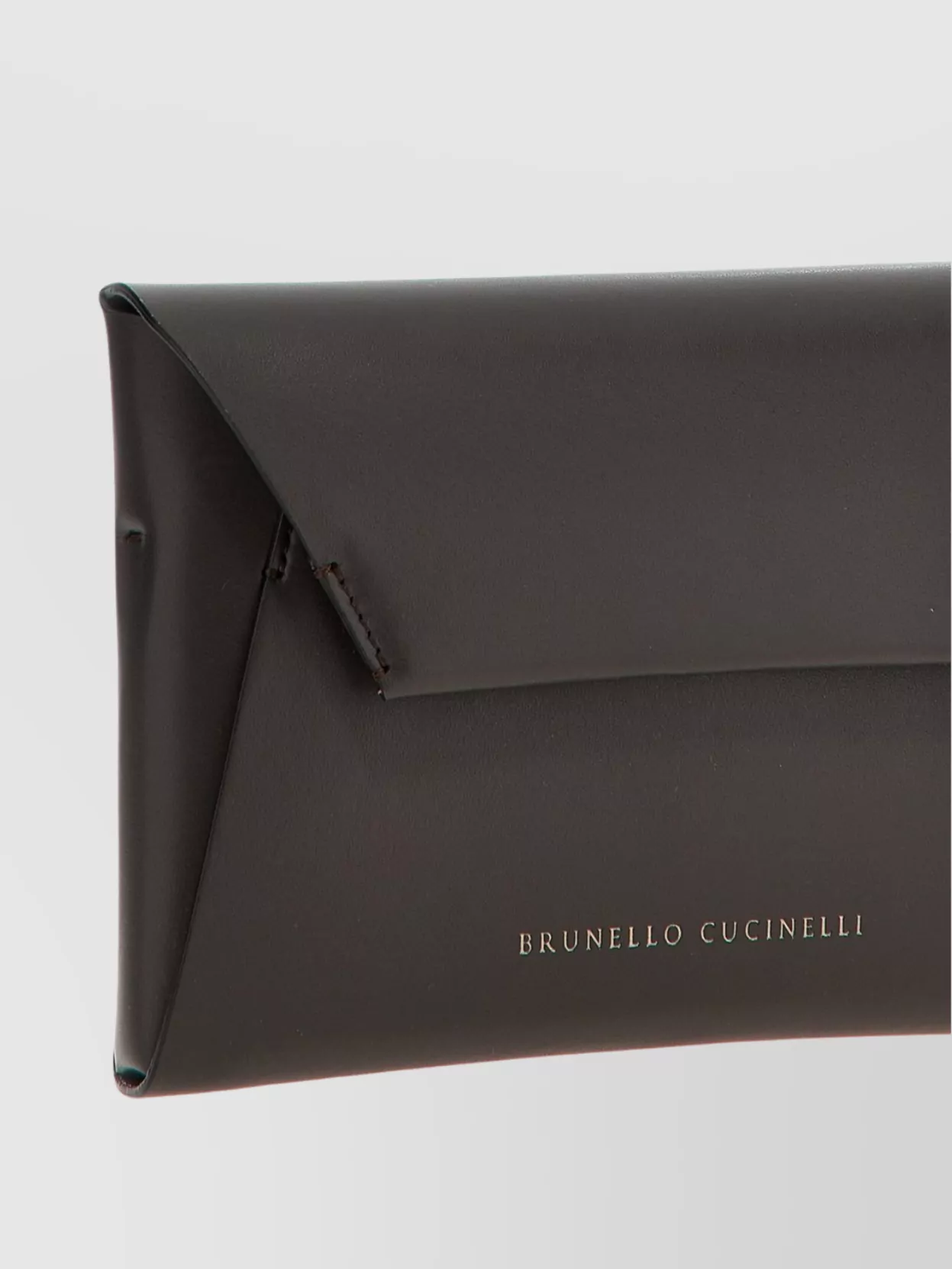 BRUNELLO CUCINELLI CLUTCH BAG LEATHER CHAIN STRAP 