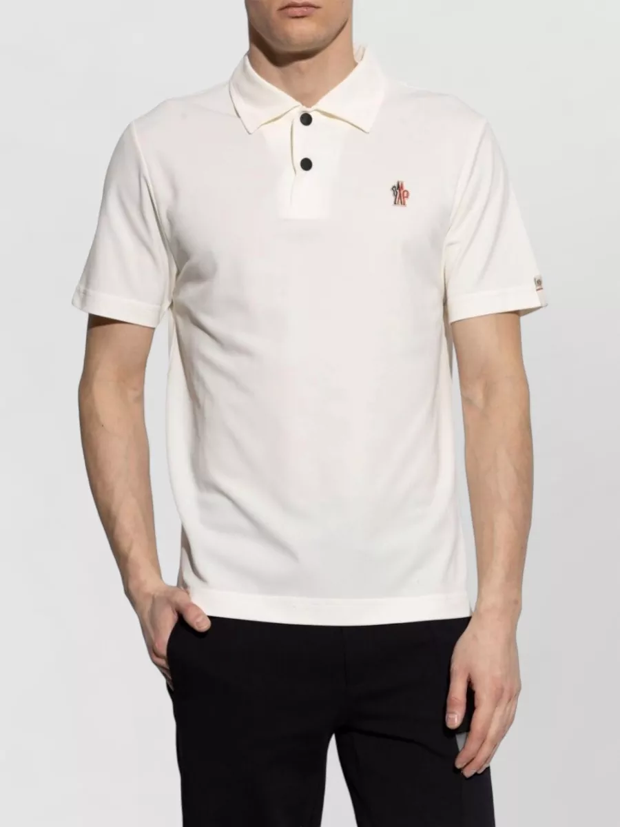 Moncler Grenoble Short-Sleeve Polo Shirt