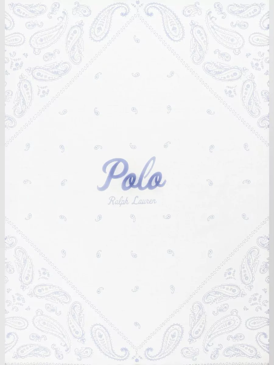 Ralph Lauren Paisley Cotton Scarf