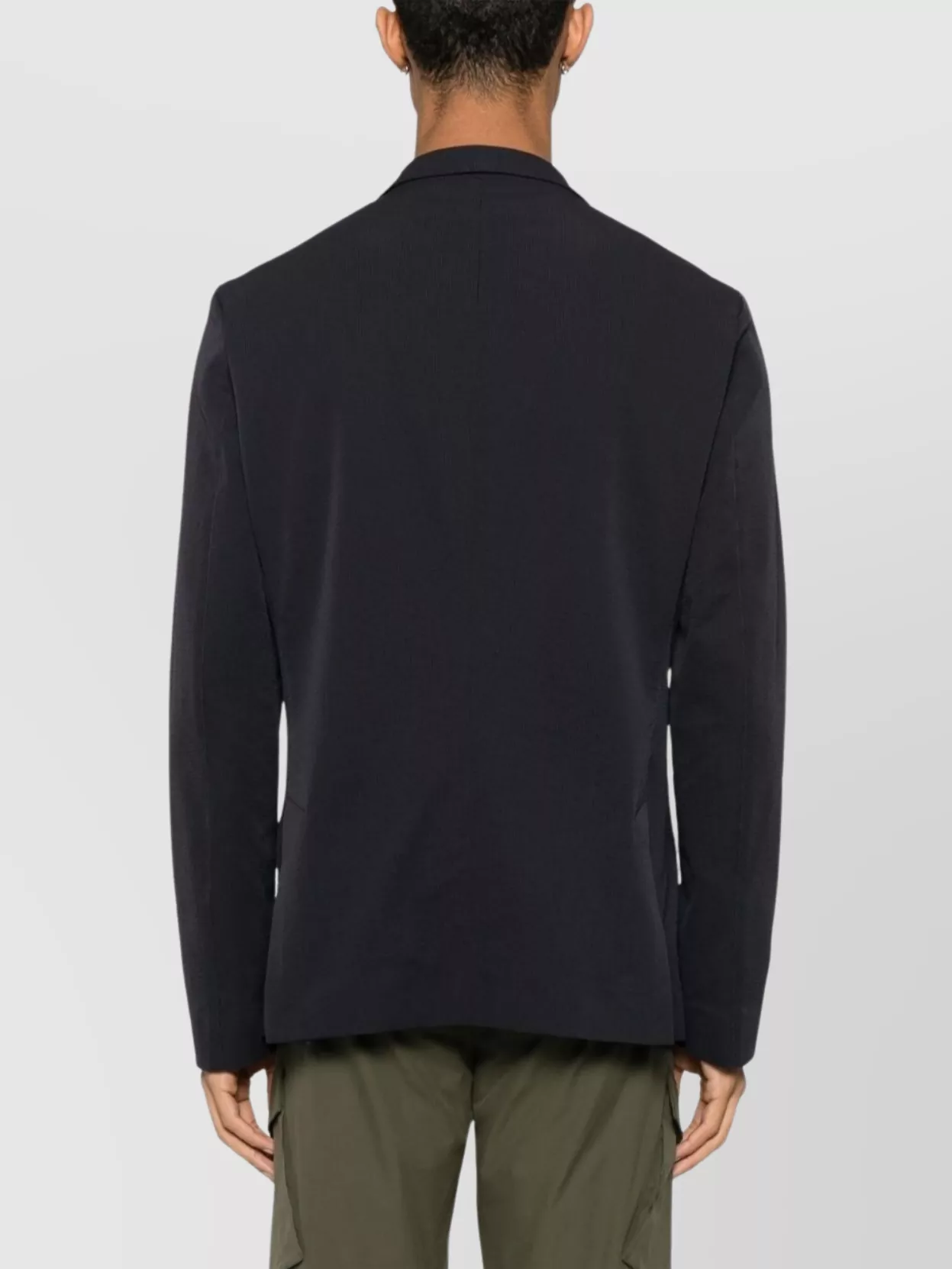Herno Tailored Single-breasted Jacket With Notched Lapels