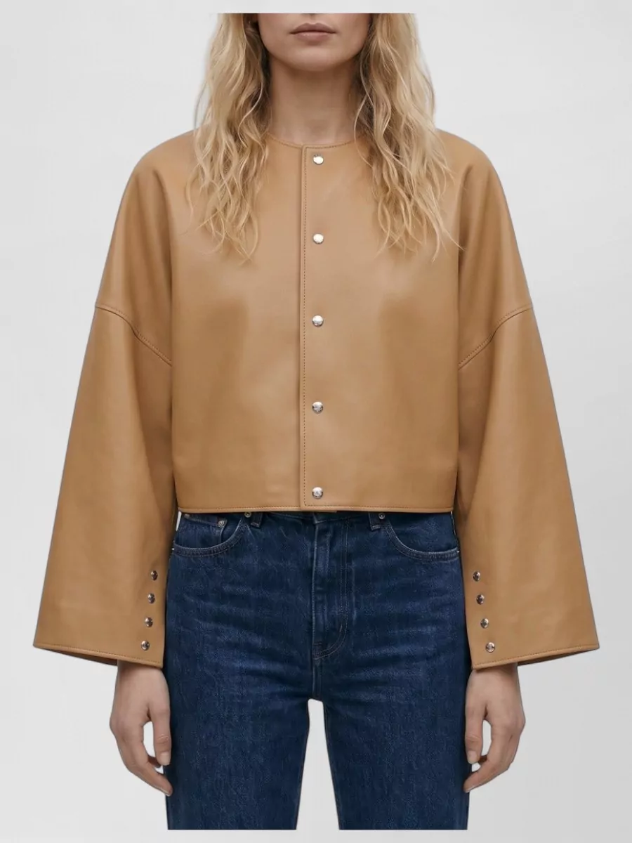 Celine lambskin cropped jacket