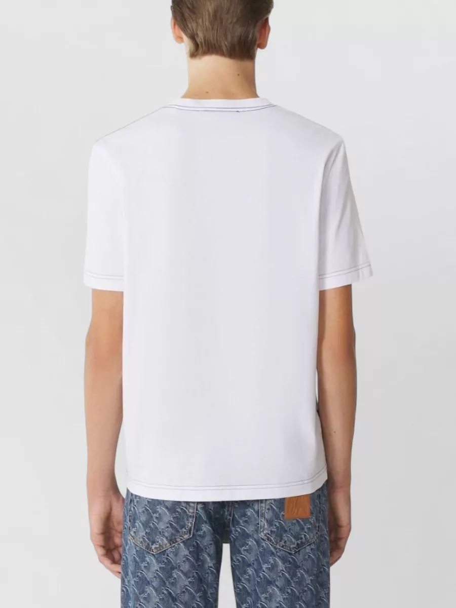 Lanvin Graphic Print Round Neck Short Sleeve T-Shirt