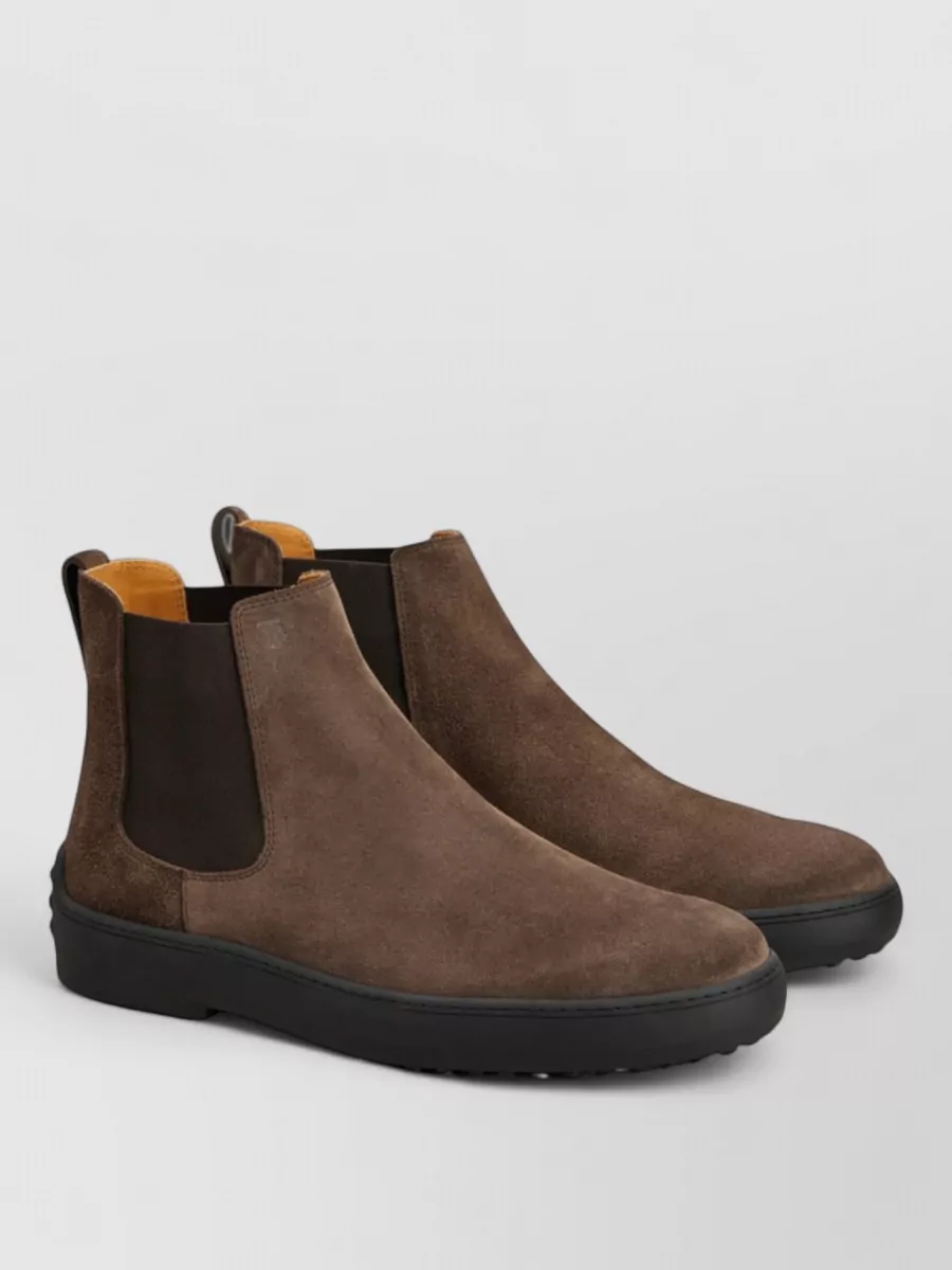Tod's suede chelsea boots