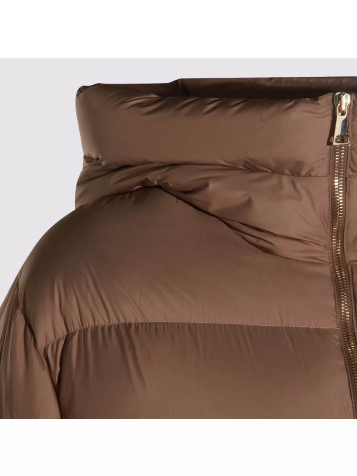 Fabiana Filippi Hooded Long Quilted Down Jacket
