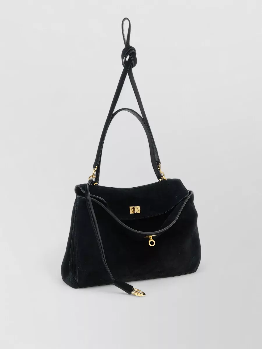 Balenciaga Rodeo Medium Leather Shoulder Bag