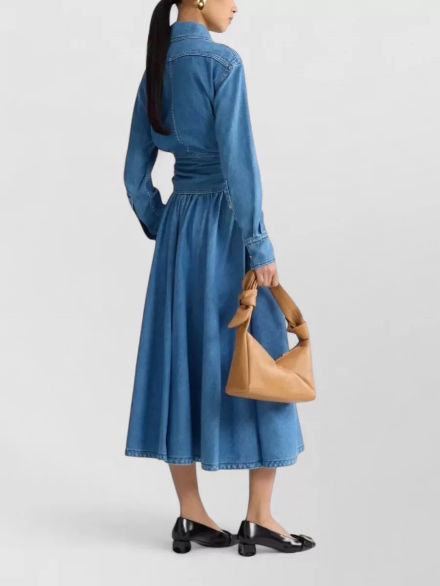 Patou Long Sleeve Knotted Shirt