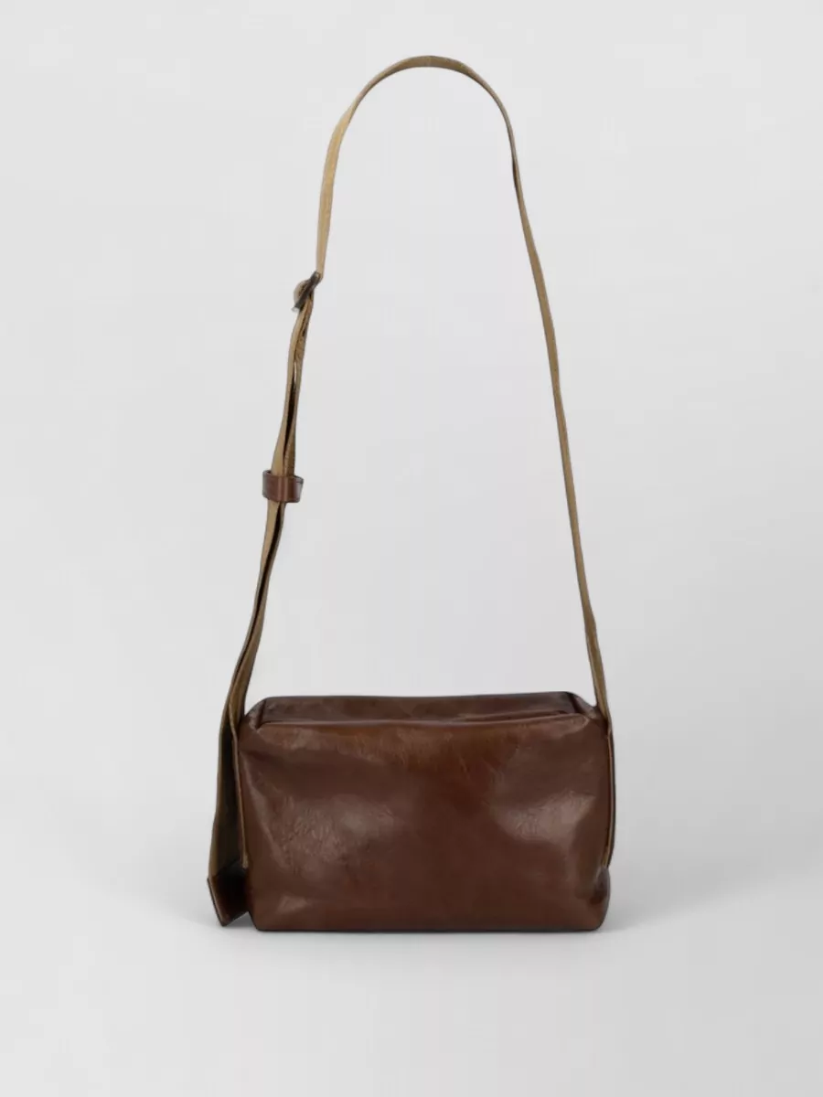 Uma Wang Leather Shoulder Bag