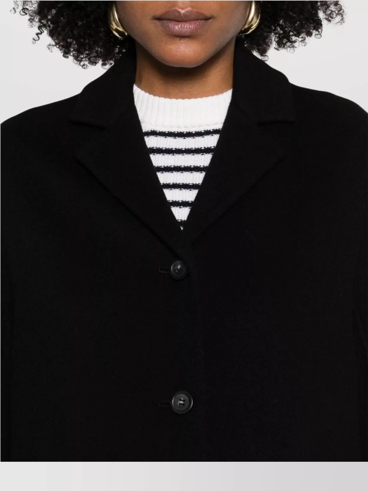 Sportmax Adria Coat With Long Raglan Sleeves