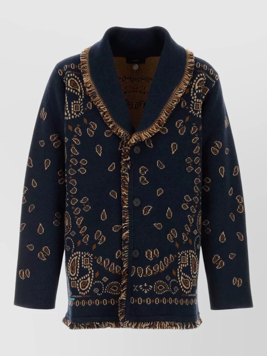 Alanui embroidered cashmere cardigan