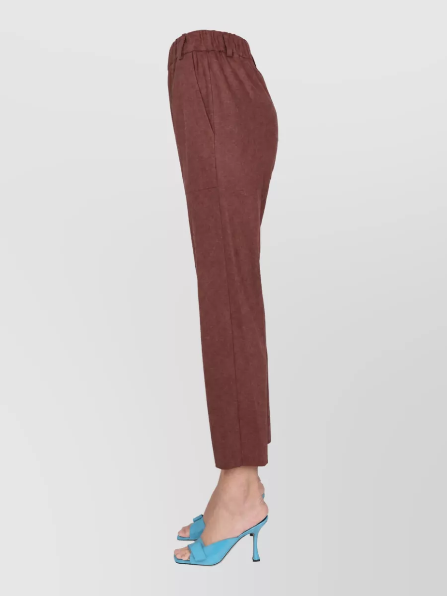 Alysi Wool Cigarette Trousers