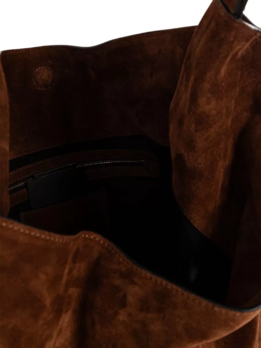 Moschino Suede Leather Shoulder Bag