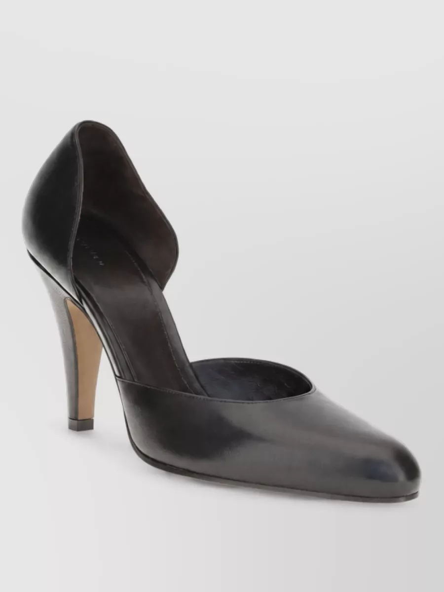 The Row leather high heel pumps