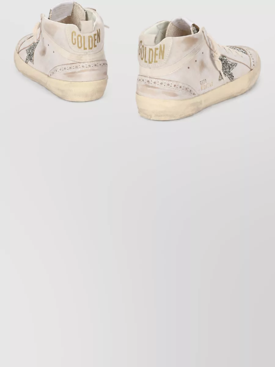 Golden Goose Leather High-Top Sneakers