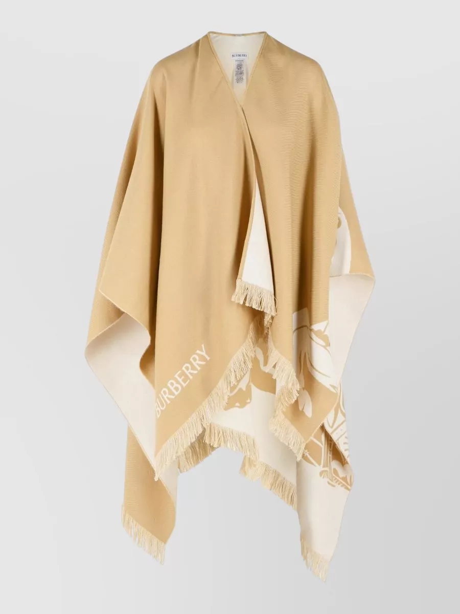 Burberry wool and silk cape