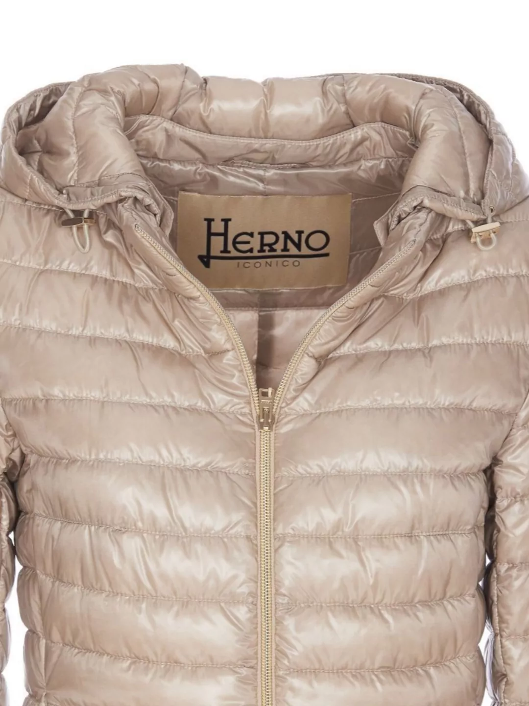 Herno Light Down Jacket With Hood And Zip Pockets
