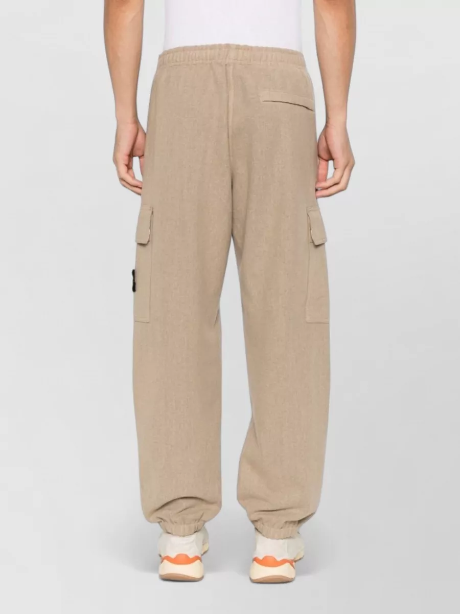 Stone Island Felted Cargo Trousers