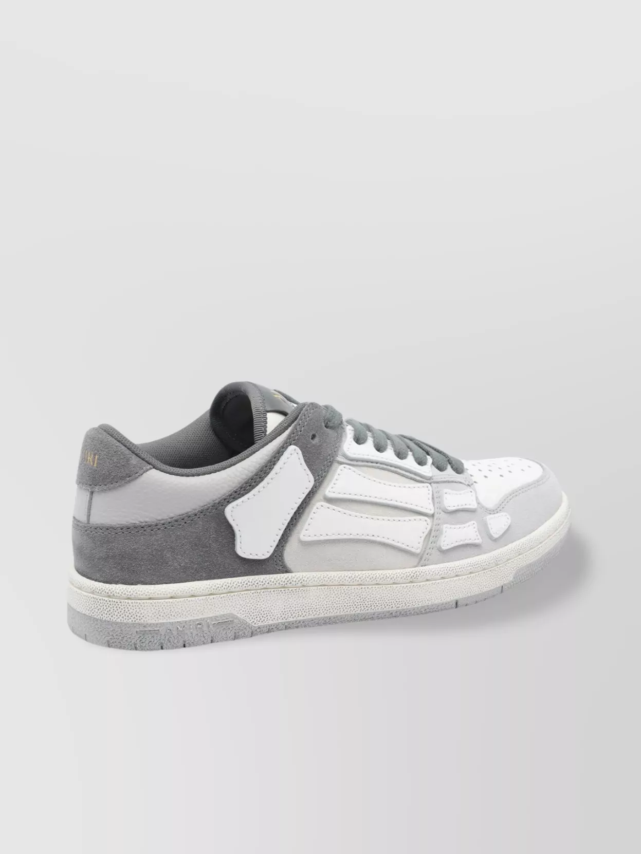 Amiri Distressed Low Top Sneakers With Skeleton Detail