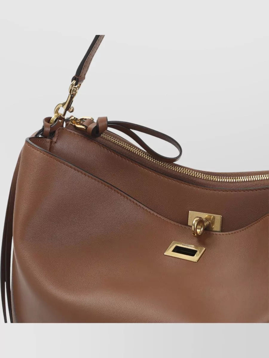 Balenciaga Rodeo Calf Leather Shoulder Bag