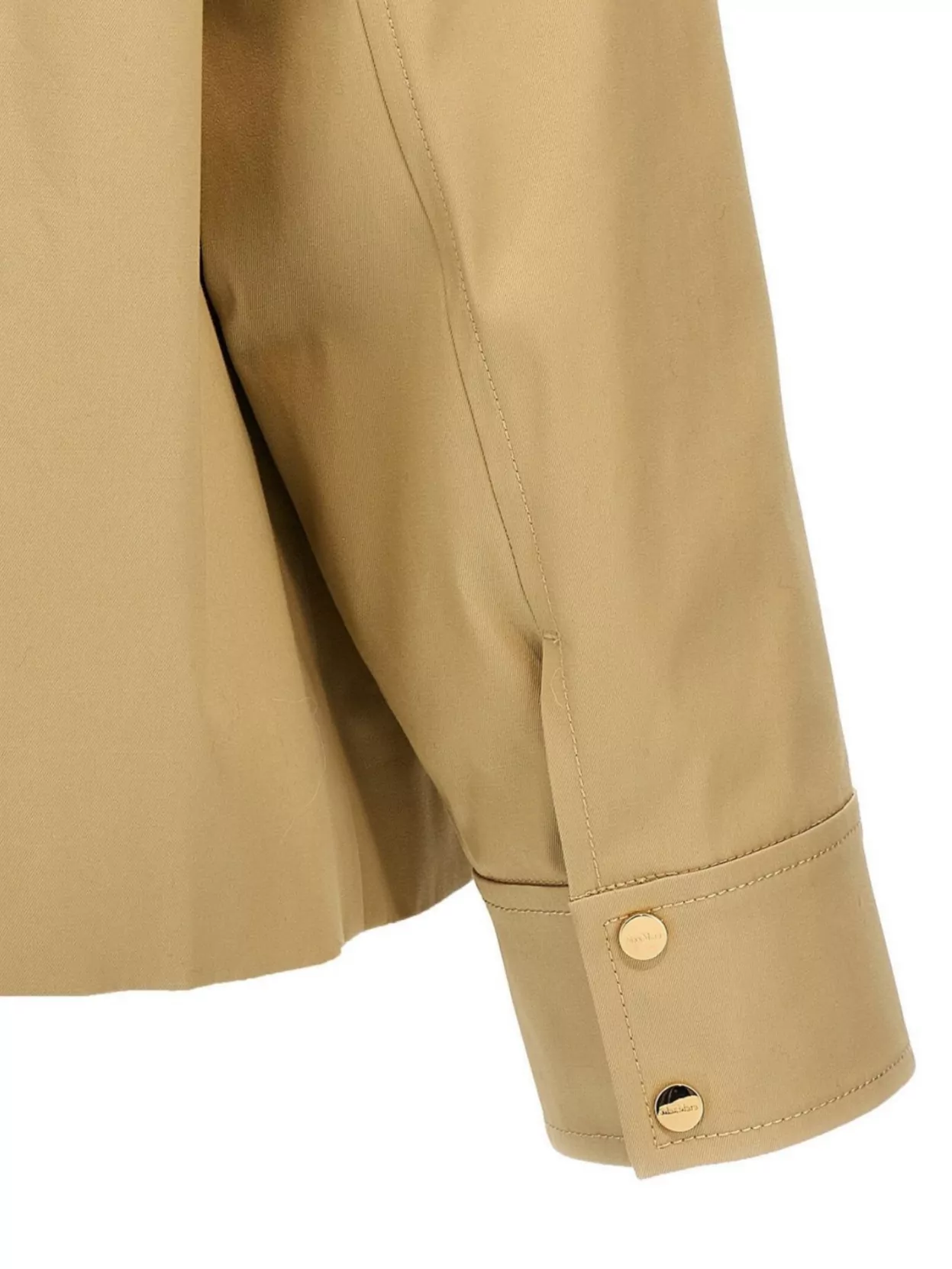 'S MAX MARA LONG COAT WITH POCKETS AND HIGH COLLAR
