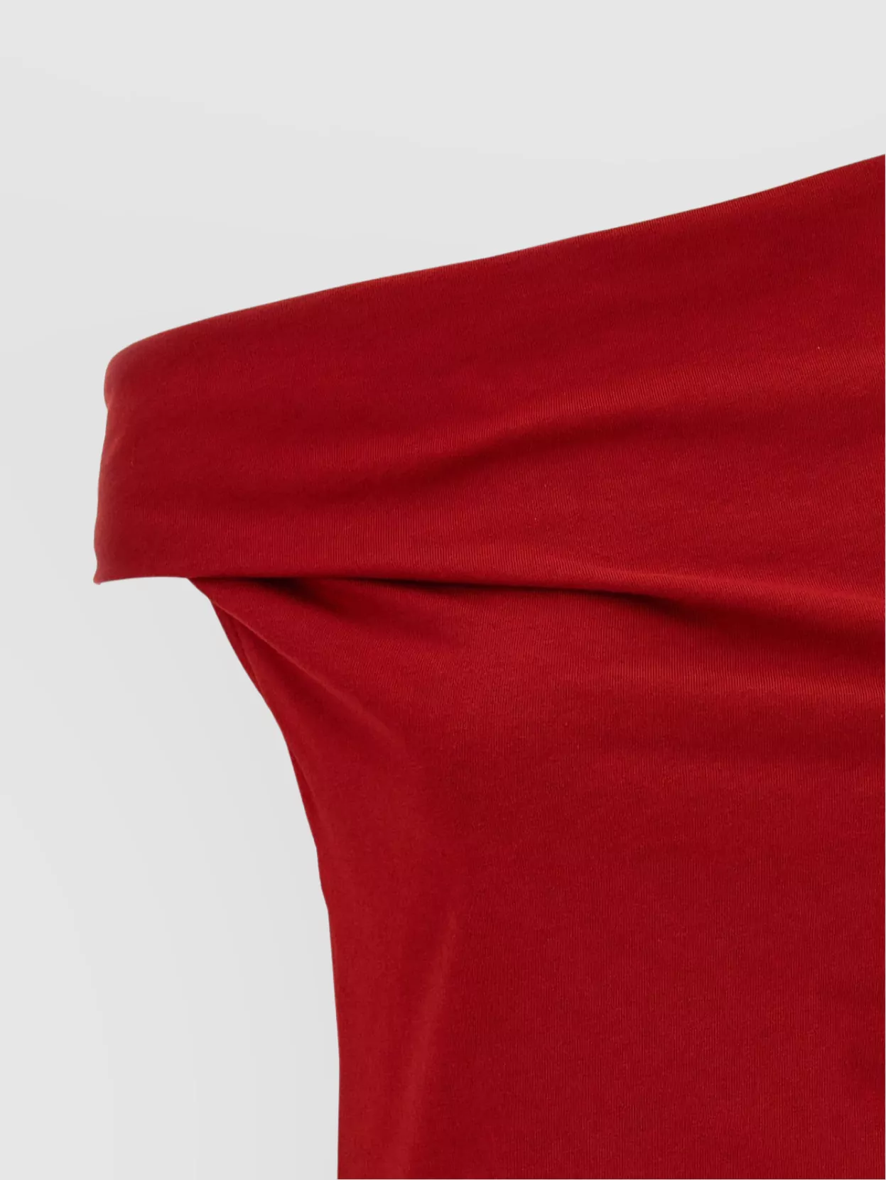 Shop Dries Van Noten Draped One-shoulder Top Fitted Silhouette